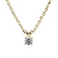 Gold pendant with brilliant "Classic 27"