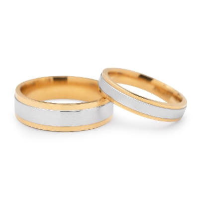 Gold wedding rings "VKA 322"