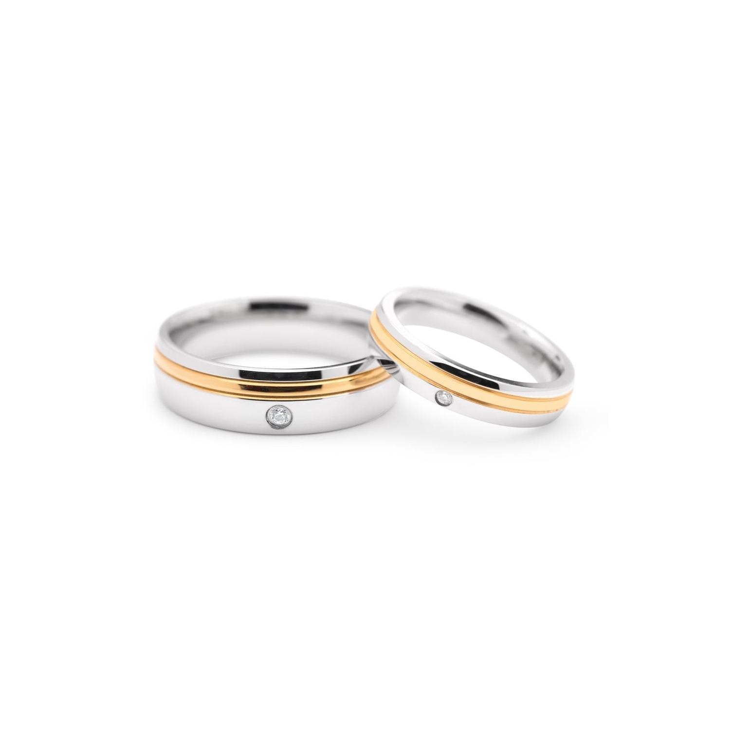 Gold wedding rings "VKA 323"