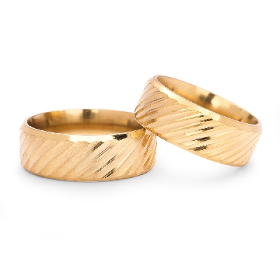 Gold wedding rings "VKA 312"