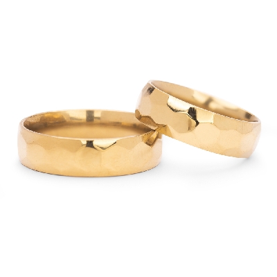 Auksiniai vestuviniai žiedai "VK129"