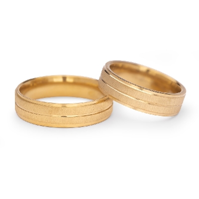 Gold wedding rings "VKA 309"
