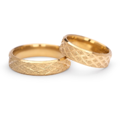 Auksiniai vestuviniai žiedai "VM125"