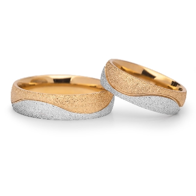 Gold wedding rings "VKA 304"