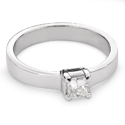 Engagement ring with diamond "Princess 52"