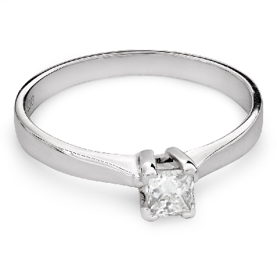 Žiedas su deimantu "Princesė 68"