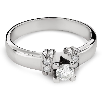 Engagment ring with brilliants "Grace 127"