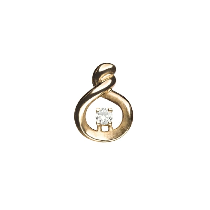 Gold pendant with brilliant "Classic 55"