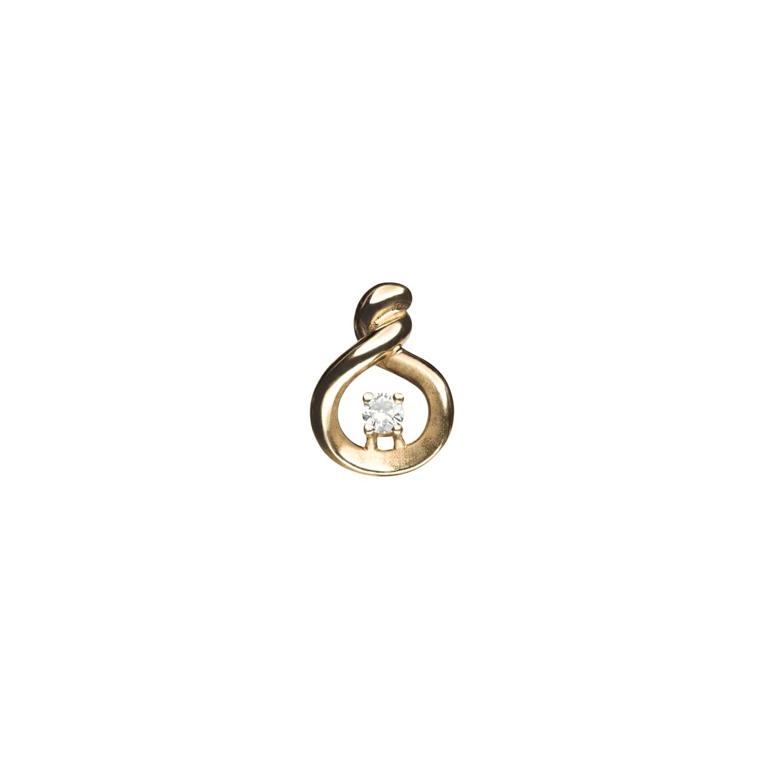 Gold pendant with brilliant "Classic 55"