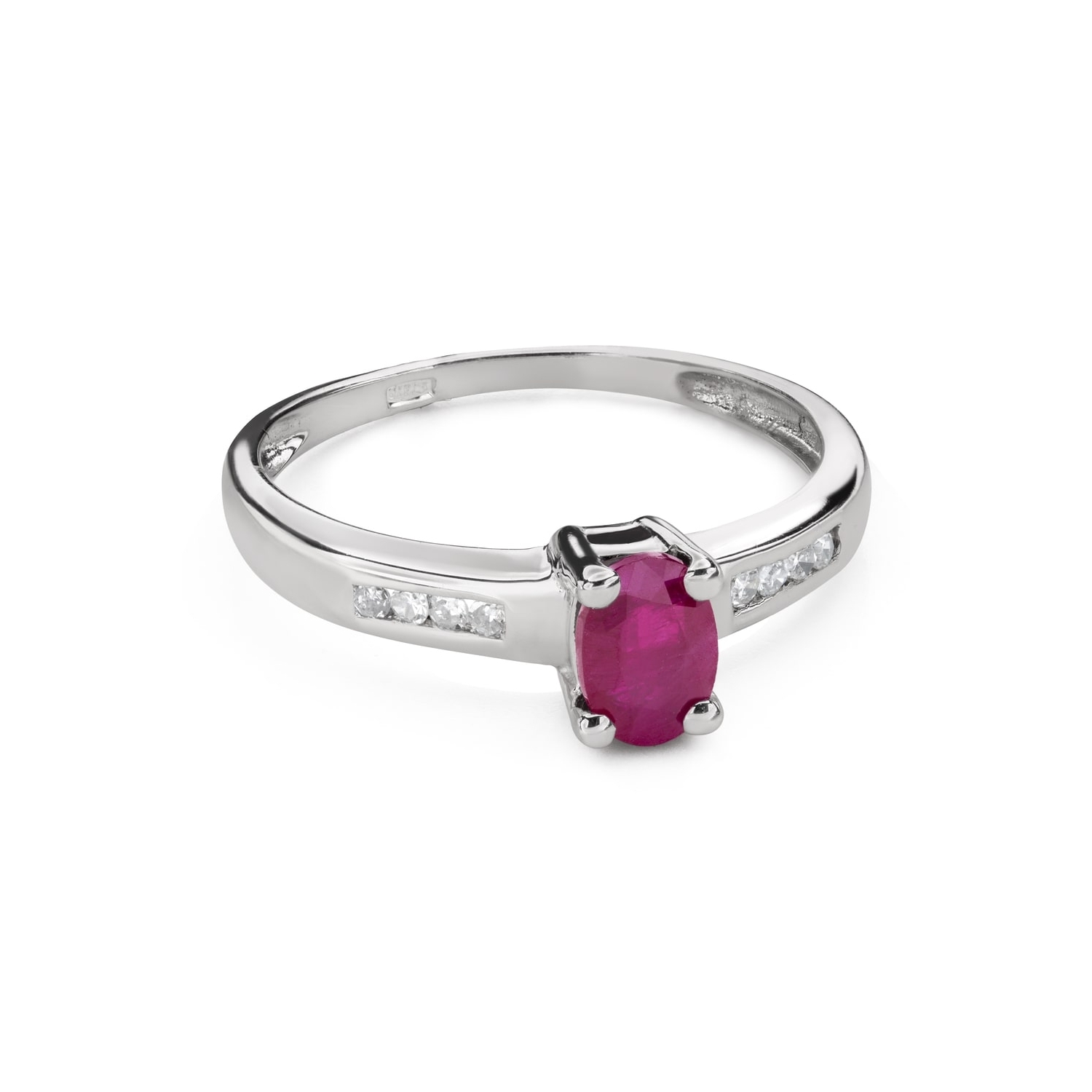 Engagement ring with gemstones "Colors 99"