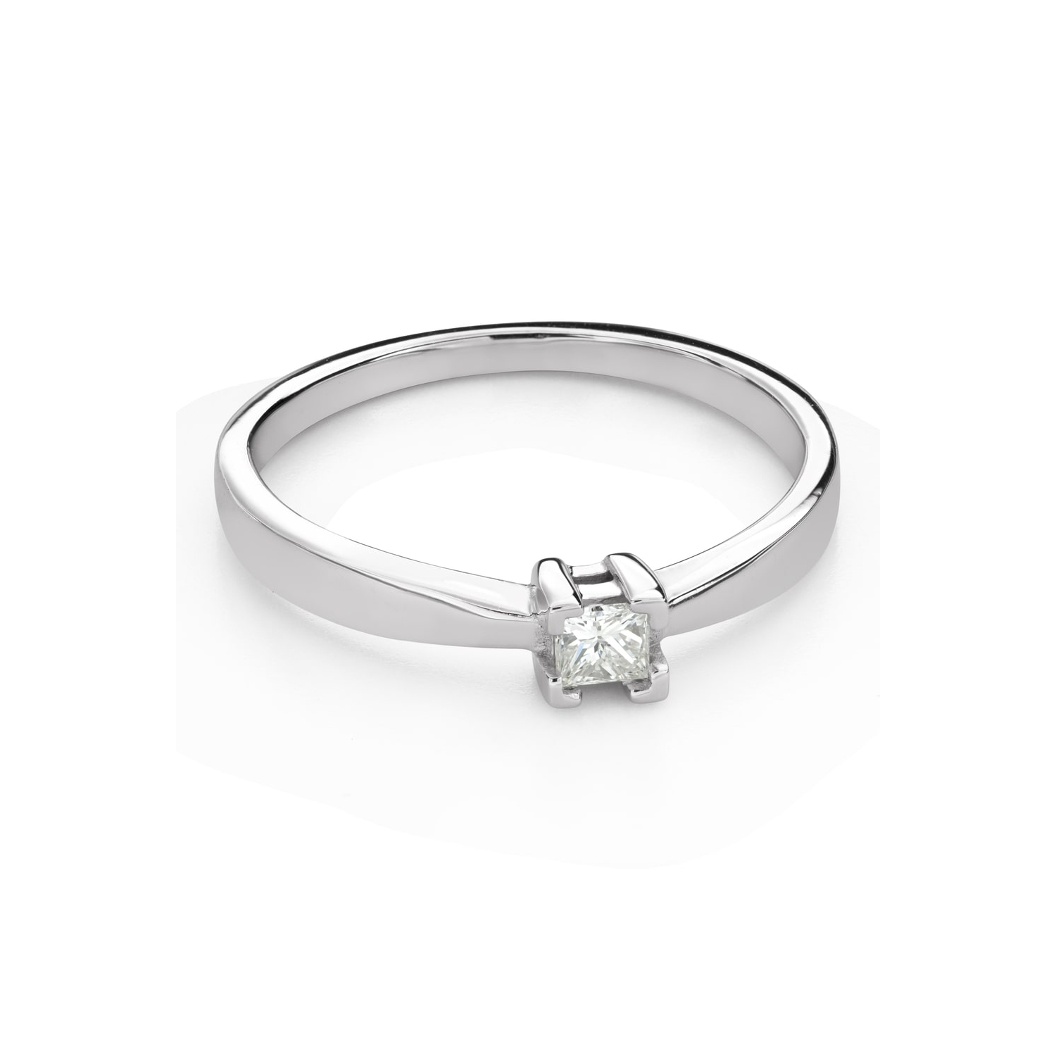 Sužadėtuvių žiedas su deimantu "Princesė 121"