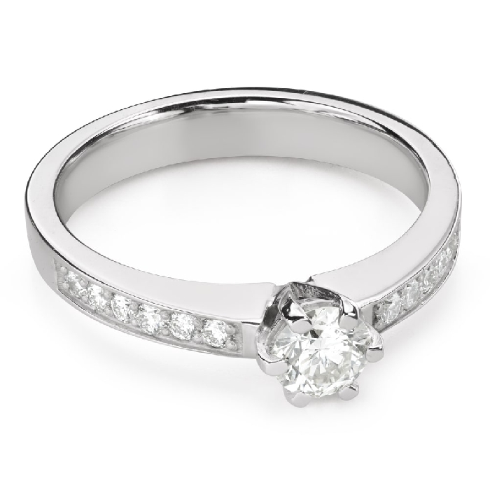 Engagement ring with brilliant "Grace 166"