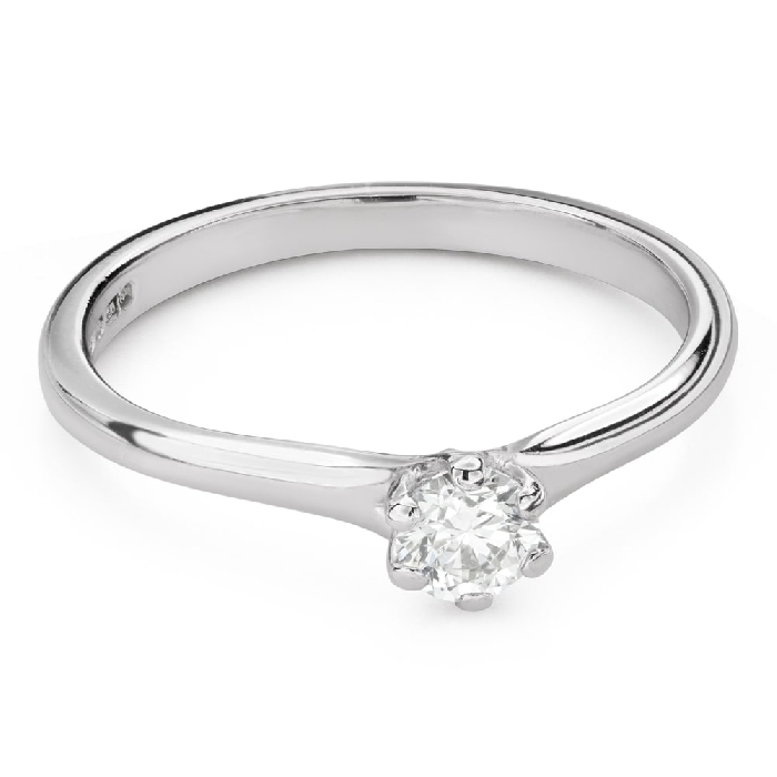Engagement ring with diamond "The queen 126"