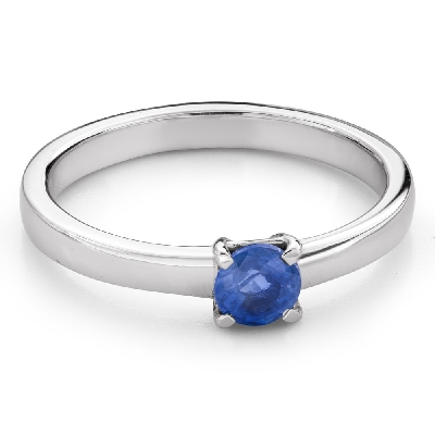 Engagement ring with gemstones "Sapphire 51"