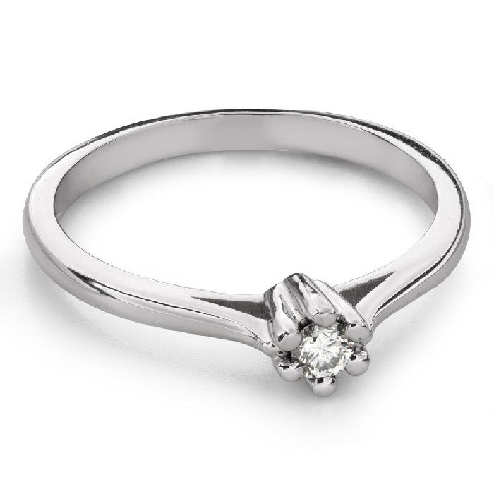 Engagement ring with brilliant "Purity 81"
