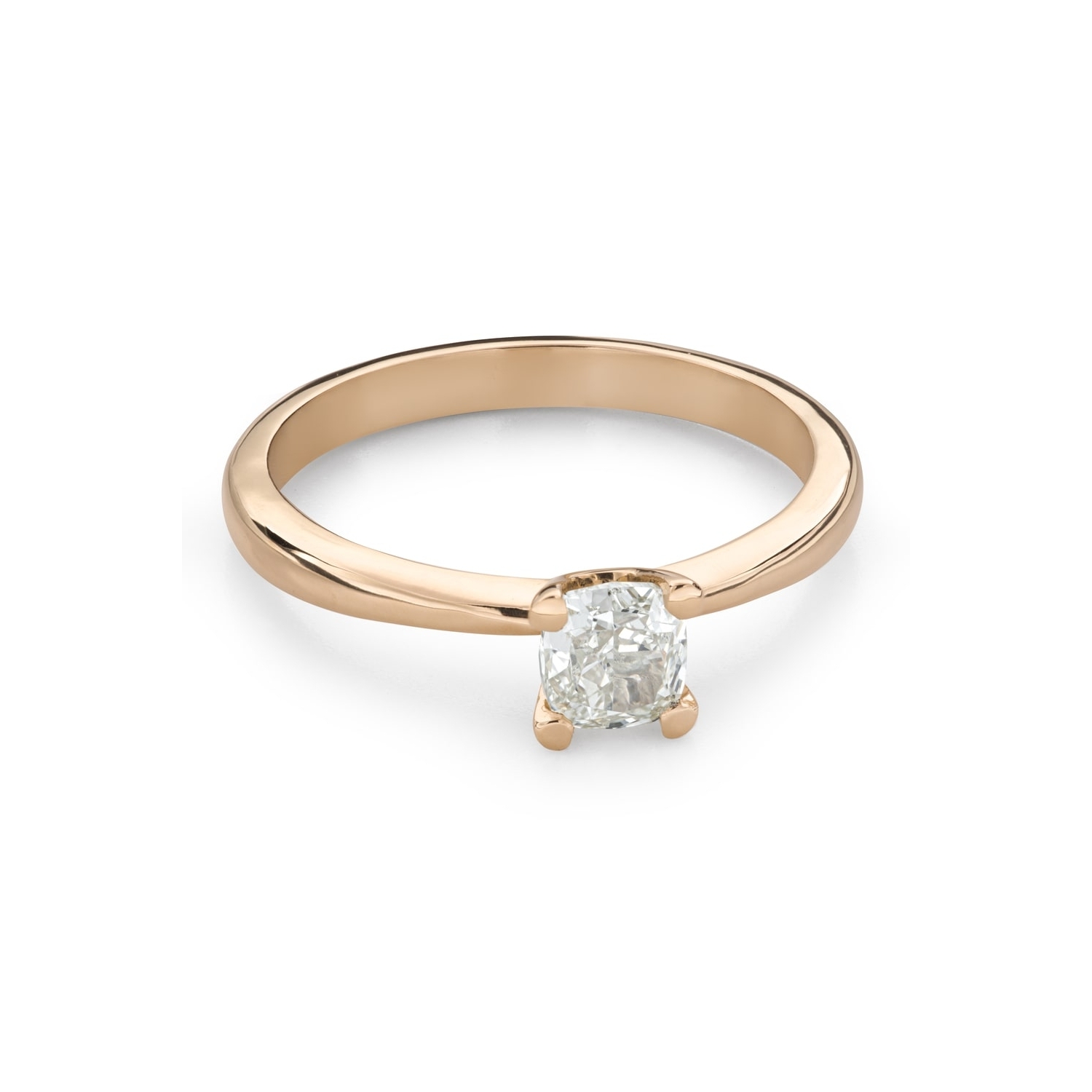 Auksinis žiedas su deimantu "Nepamirštamasis 60"