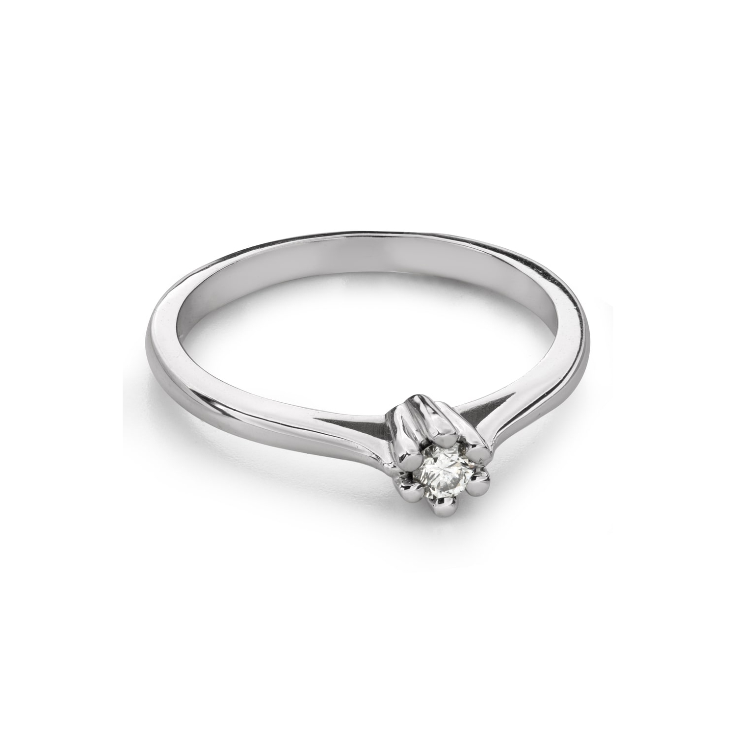 Engagement ring with brilliant "Purity 93"