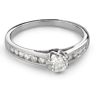Engagment ring with brilliants "Grace 203"