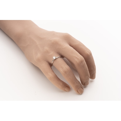 Engagement ring with diamonds "Goddess 395"