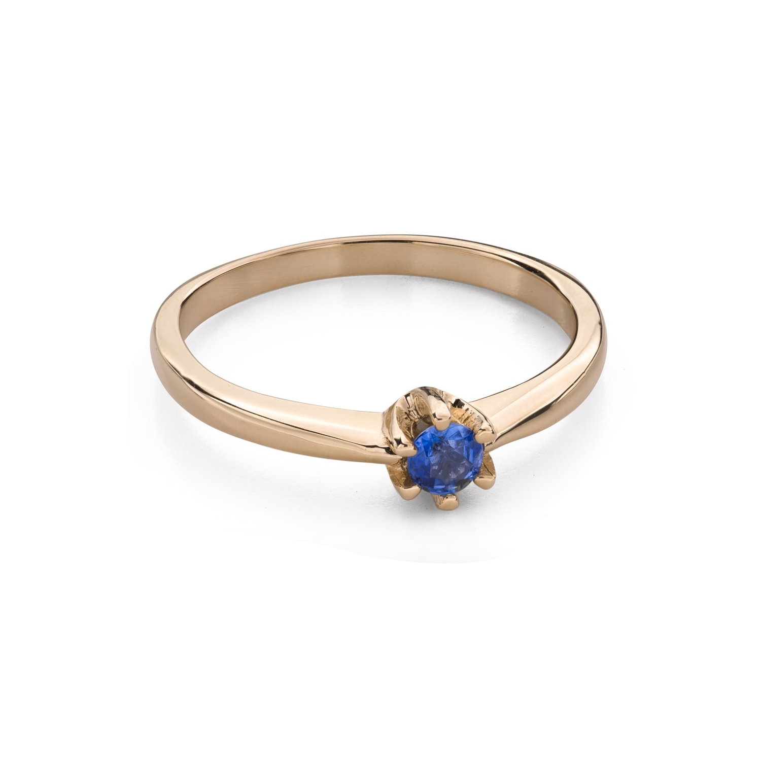 Engagement ring with gemstones "Sapphire 57"