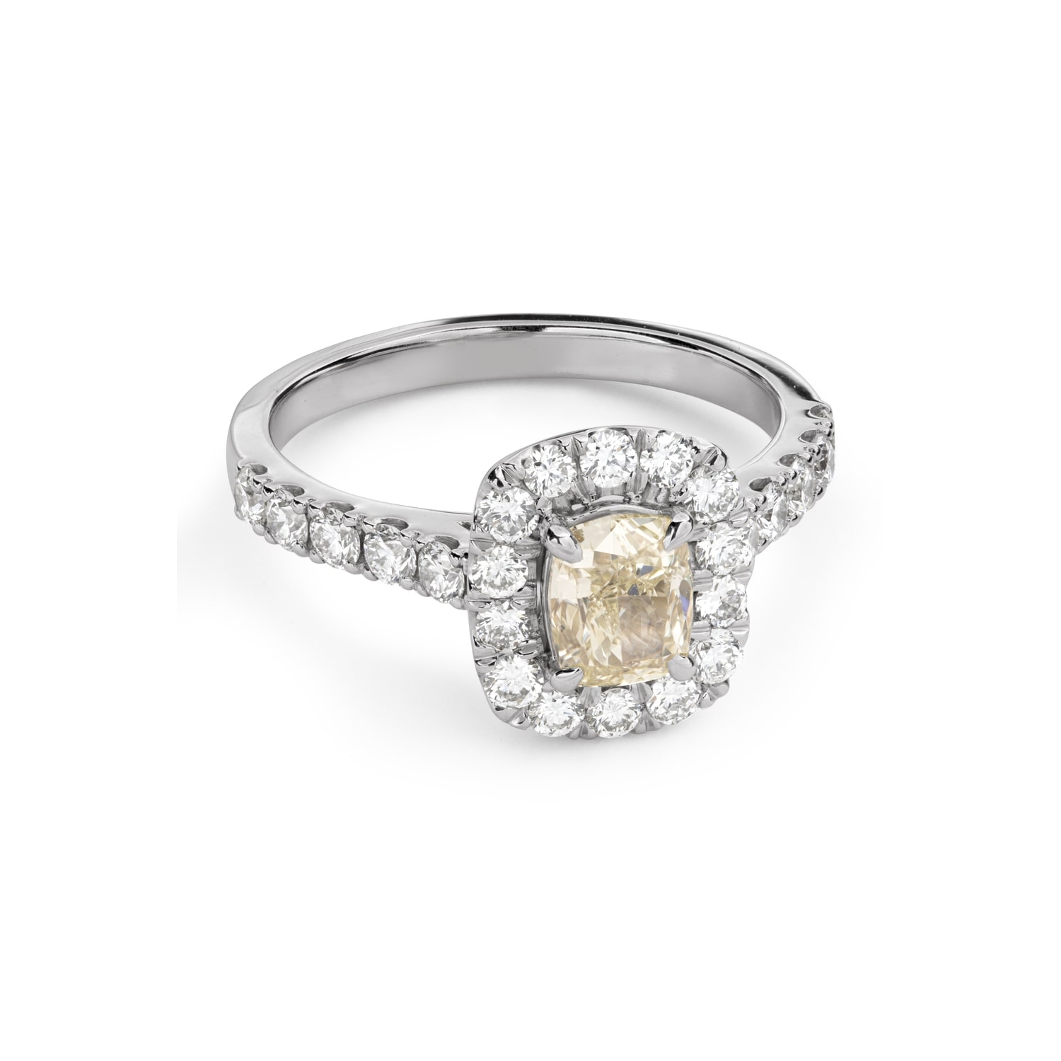 Engagement ring with diamonds "Grace 204"