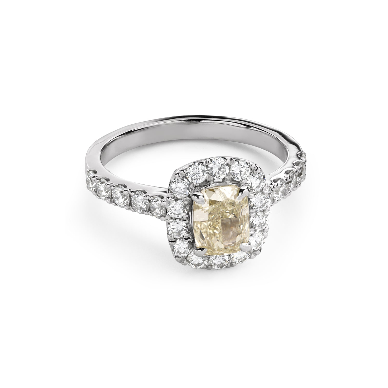 Engagement ring with diamonds "Grace 205"