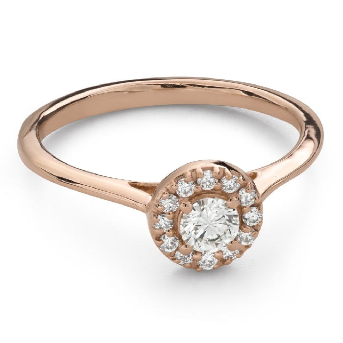 Engagment ring with brilliants "Grace 225"