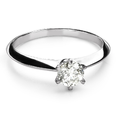 Engagement ring with brilliant "The queen 218"