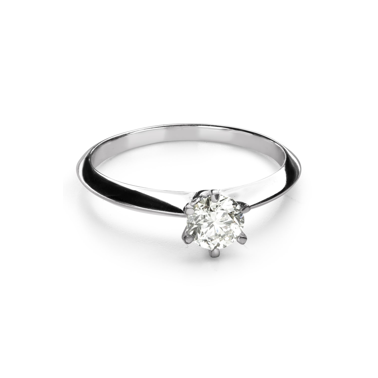 Engagement ring with brilliant "The queen 218"