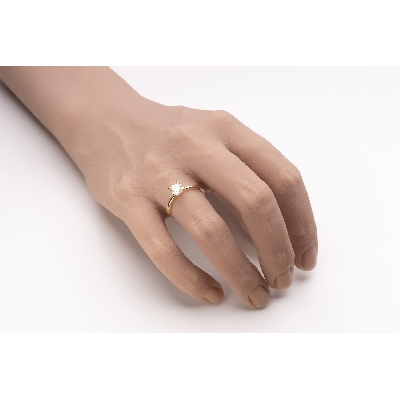 Engagement ring with diamond "Goddess 441"