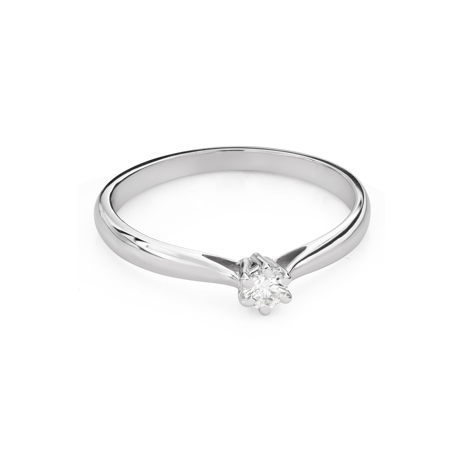 Engagement ring with brilliant "Purity 104"