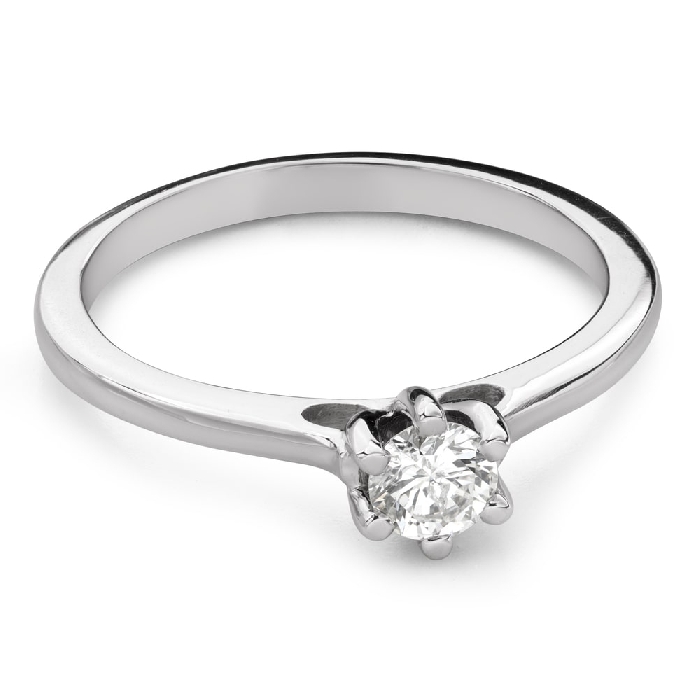 Engagement ring with brilliant "Queen of the Heart 60"