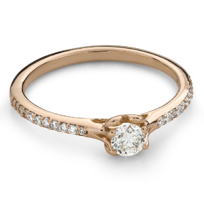 Engagment ring with brilliants "Grace 260"
