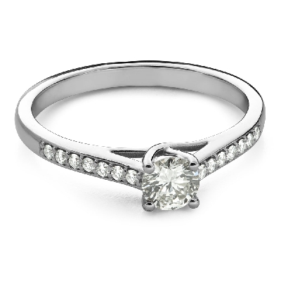 Engagment ring with brilliants "Grace 313"