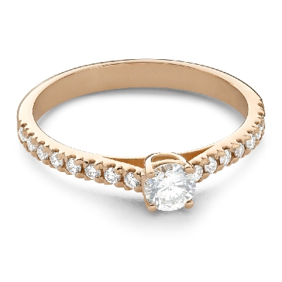 Engagment ring with brilliants "Grace 318"