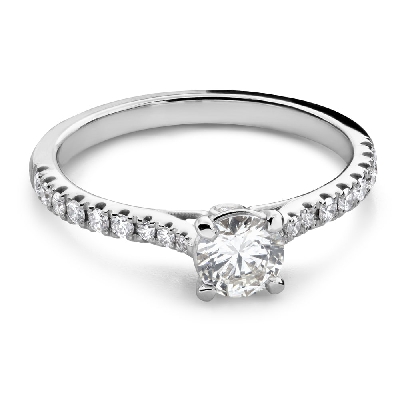 Engagment ring with brilliants "Grace 327"