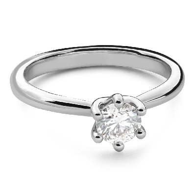 Engagement ring with brilliant "The queen 247"