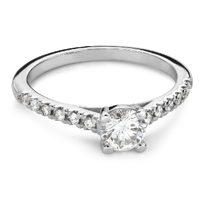 Engagment ring with brilliants "Grace 360"